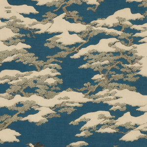 墨兎戯画ロングスリーブ / Sumi Rabbit Scroll Long Sleeve